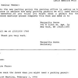 Correspondence, Latin Ameri...