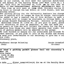 Announcements, 1993-12-02. ...