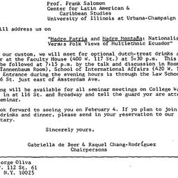 Announcements, 1982-02-04. ...