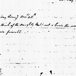 [Document, 1784 November 28]