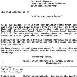 Announcements, 1983-10-06. ...