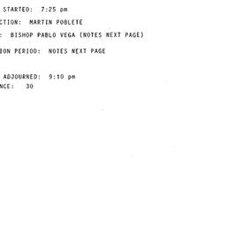 Minutes, 1987-02-08. Latin ...