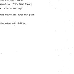 Minutes, 1987-03-07. Latin ...