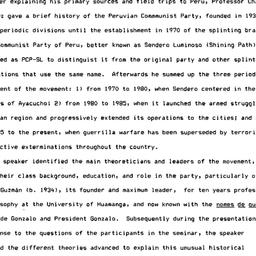 Speaker's paper, 1987-0...