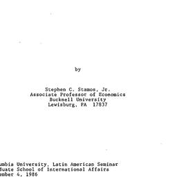 Speaker's paper, 1986-1...