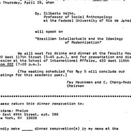 Announcements, 1977-04-28. ...