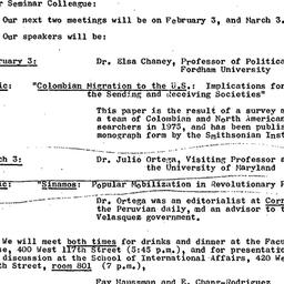 Announcements, 1977-02-03. ...
