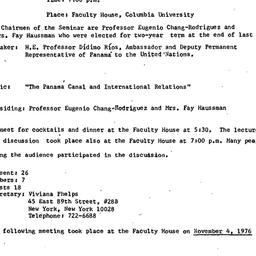 Minutes, 1976-10-07. Latin ...