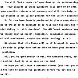 Announcements, 1977-05-24. ...