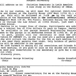 Announcements, 1995-02-02. ...