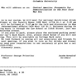 Announcements, 1993-05-06. ...