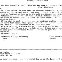 Announcements, 1992-12-03. ...