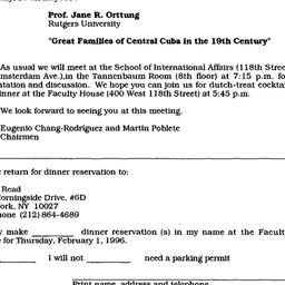 Announcements, 1996-02-01. ...