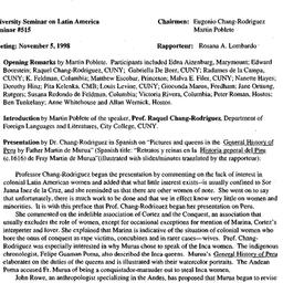 Minutes, 1997-11-05. Latin ...
