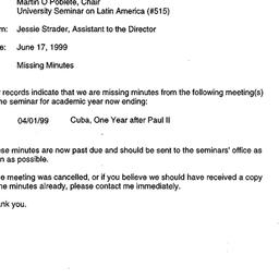 Correspondence, 1998-06-17....