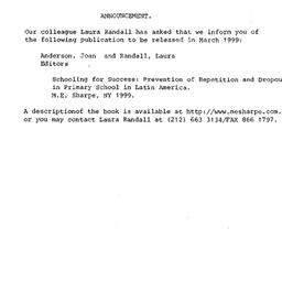 Correspondence, Latin Ameri...
