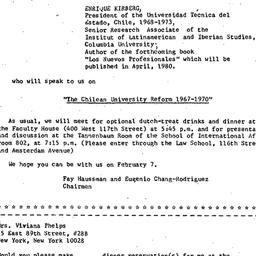 Announcements, 1980-02-07. ...