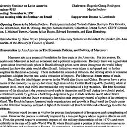 Minutes, 1998-11-06. Latin ...