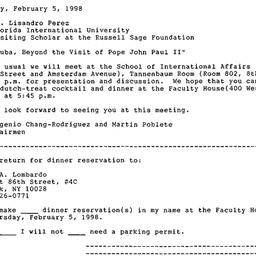 Announcements, 1999-02-05. ...