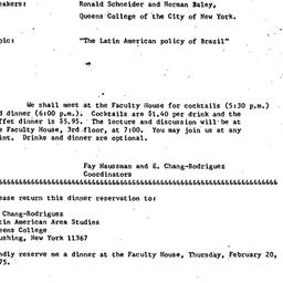Announcements, 1975-02-20. ...