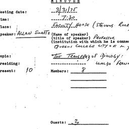 Minutes, 1975-03-31. Latin ...