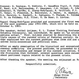 Minutes, 1983-05-05. Latin ...
