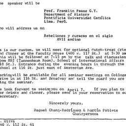 Announcements, 1983-04-07. ...