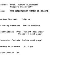 Minutes, 1986-02-06. Latin ...