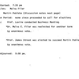 Minutes, 1986-05-08. Latin ...