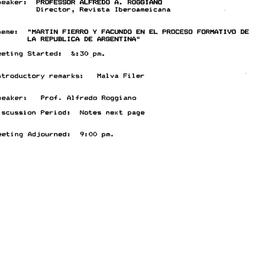 Minutes, 1986-04-03. Latin ...