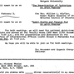 Announcements, 1978-01-25. ...