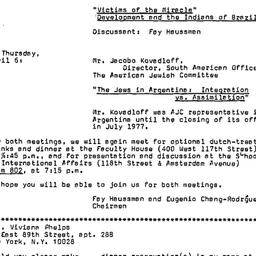 Announcements, 1978-03-08. ...