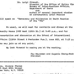 Announcements, 1977-12-08. ...