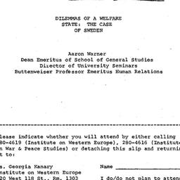 Announcements, 1979-02-13. ...