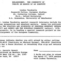 Announcements, 1979-03-27. ...