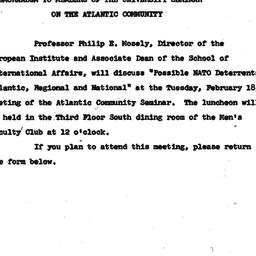 Announcements, 1964-01-28. ...