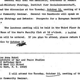 Announcements, 1968-09-25. ...