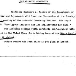 Announcements, 1966-02-16. ...