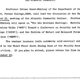 Minutes, 1972-11-06. The At...
