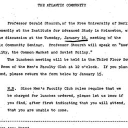 Announcements, 1967-12-27. ...