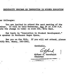 Announcements, 1976-05-14. ...