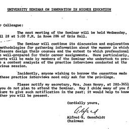 Announcements, 1976-04-19. ...