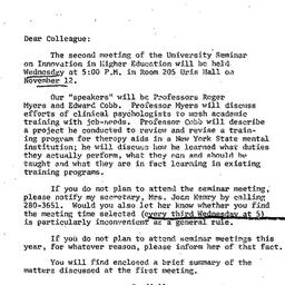 Announcements, 1975-11-05. ...