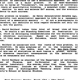 Announcements, 1990-02-06. ...