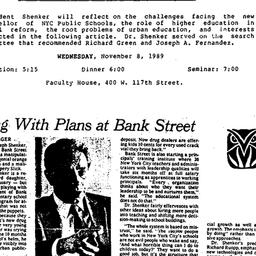 Announcements, 1989-11-08. ...