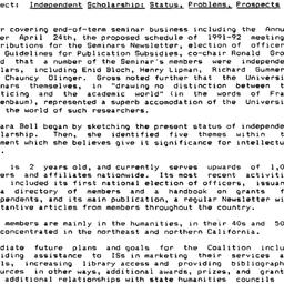 Minutes, 1991-03-19. Innova...