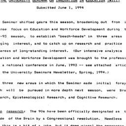 Seminar conclusion paper, 1...