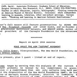 Minutes, 1984-04-10. Innova...