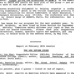 Minutes, 1984-02-28. Innova...