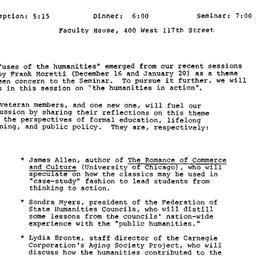 Announcements, 1987-03-24. ...